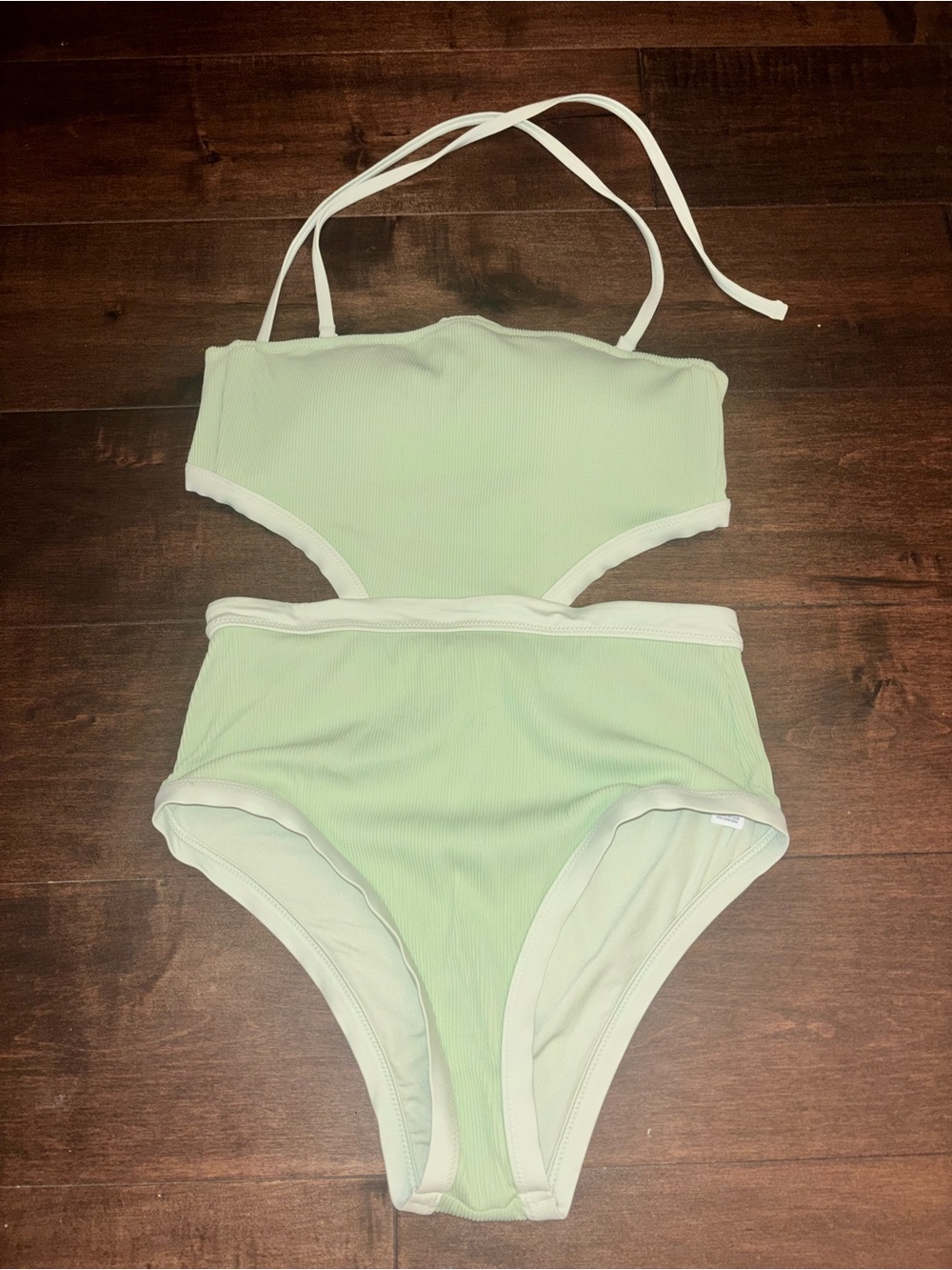 NWT Aerie Ribbed Cutout One Piece Bathing Suit